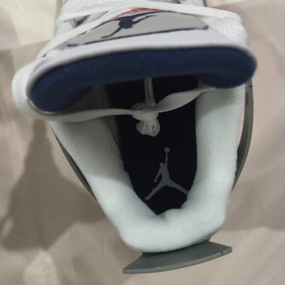 Air Jordan White Cushioned Basketball Shoes main image 7